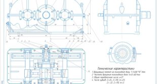 Редуктор соосный с раздвоением мощности РЦД
