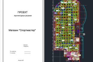 Спортмастер (перепланировка арендуемого помещения под магазин спорт товаров)